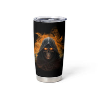When I Was Born Reaper Fire Tumbler Cup - Wonder Print Shop