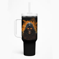 When I Was Born Reaper Fire Tumbler With Handle - Wonder Print Shop