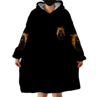 When I Was Born Reaper Fire Wearable Blanket Hoodie - Wonder Print Shop
