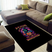 In My Defense I Was Left Unsupervised Halloween Area Rug - Wonder Print Shop