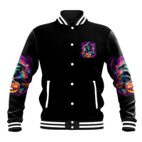 In My Defense I Was Left Unsupervised Halloween Baseball Jacket - Wonder Print Shop