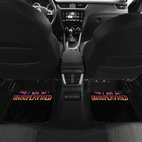 In My Defense I Was Left Unsupervised Halloween Car Mats - Wonder Print Shop