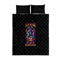In My Defense I Was Left Unsupervised Halloween Quilt Bed Set - Wonder Print Shop