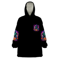 In My Defense I Was Left Unsupervised Halloween Wearable Blanket Hoodie - Wonder Print Shop