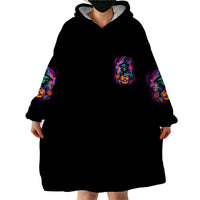 In My Defense I Was Left Unsupervised Halloween Wearable Blanket Hoodie - Wonder Print Shop