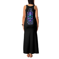 I'm Not Anti-social Mad Reaper Skull Family Matching Tank Maxi Dress and Hawaiian Shirt - Wonder Print Shop