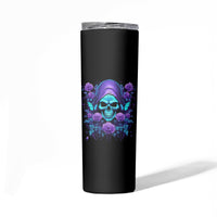 I'm Not Anti-social Mad Reaper Skull Skinny Tumbler - Wonder Print Shop