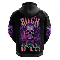I'M Not A B I'M Just Honest Skull Butterfly Hoodie - Wonder Print Shop
