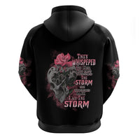 I Am The Storm Tattooed Skull Hoodie - Wonder Print Shop