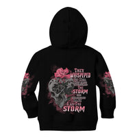 I Am The Storm Tattooed Skull Kid Hoodie - Wonder Print Shop