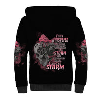 I Am The Storm Tattooed Skull Sherpa Hoodie - Wonder Print Shop