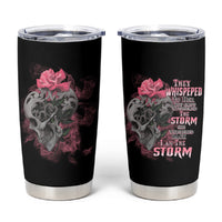 I Am The Storm Tattooed Skull Tumbler Cup - Wonder Print Shop