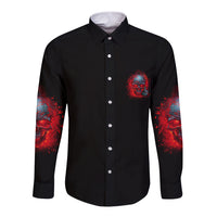 Walk Away I Have Anger Issues And A Serious Dislike For Long Sleeve Button Shirt - Wonder Print Shop