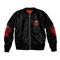 Walk Away I Have Anger Issues And A Serious Dislike For Sleeve Zip Bomber Jacket - Wonder Print Shop