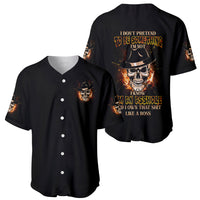 I Don't Pretend To Be Something I'm Not Baseball Jersey - Wonder Print Shop