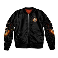 I Don't Pretend To Be Something I'm Not Sleeve Zip Bomber Jacket - Wonder Print Shop