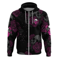 The Good Girl In Me Got Tired Skull Rose Hoodie - Wonder Print Shop