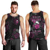 The Good Girl In Me Got Tired Skull Rose Men Tank Top - Wonder Print Shop