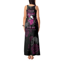 The Good Girl In Me Got Tired Skull Rose Tank Maxi Dress - Wonder Print Shop