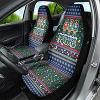 Nutcracker Squad Christmas Car Seat Cover with Candy Cane and Snowflake Holiday Design - Wonder Print Shop