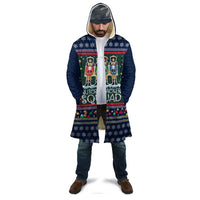 Nutcracker Squad Christmas Cloak with Candy Cane and Snowflake Holiday Design - Wonder Print Shop
