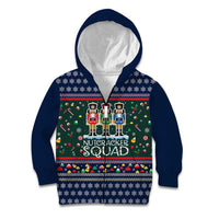 Nutcracker Squad Christmas Kid Hoodie with Candy Cane and Snowflake Holiday Design - Wonder Print Shop