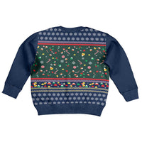 Nutcracker Squad Christmas Kid Ugly Christmas Sweater with Candy Cane and Snowflake Holiday Design - Wonder Print Shop