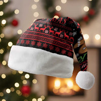 Funny Gingerbread Christmas Santa Hat Hoodie with Gingers Are for Life Quote and Snowflake Pattern - Wonder Print Shop