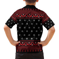 Funny Gingerbread Christmas Family Matching Tank Maxi Dress and Hawaiian Shirt Hoodie with Gingers Are for Life Quote and Snowflake Pattern - Wonder Print Shop