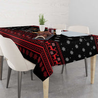 Funny Gingerbread Christmas Tablecloth Hoodie with Gingers Are for Life Quote and Snowflake Pattern - Wonder Print Shop