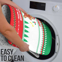 Funny Fitness Cookie Christmas Bathroom Set with Gingerbread Design and Holiday Pattern - Wonder Print Shop