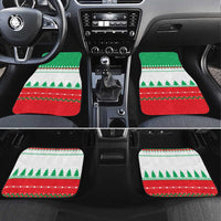 Funny Fitness Cookie Christmas Car Mats with Gingerbread Design and Holiday Pattern - Wonder Print Shop