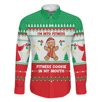 Funny Fitness Cookie Christmas Family Matching Puletasi and Hawaiian Shirt with Gingerbread Design and Holiday Pattern - Wonder Print Shop