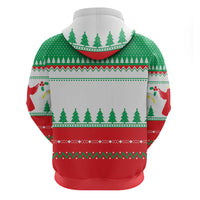 Funny Fitness Cookie Christmas Hoodie with Gingerbread Design and Holiday Pattern - Wonder Print Shop