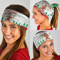 Funny Fitness Cookie Christmas Neck Gaiter with Gingerbread Design and Holiday Pattern - Wonder Print Shop