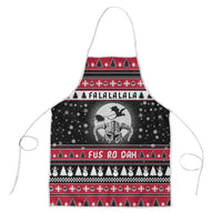 Fa La La La Snowman Tree Xmas Christmas Apron Xmas Holiday Patterns - Wonder Print Shop