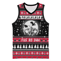 Fa La La La Snowman Tree Xmas Christmas Basketball Jersey Xmas Holiday Patterns - Wonder Print Shop