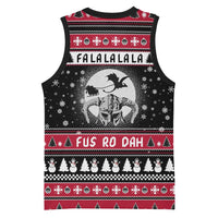 Fa La La La Snowman Tree Xmas Christmas Basketball Jersey Xmas Holiday Patterns - Wonder Print Shop