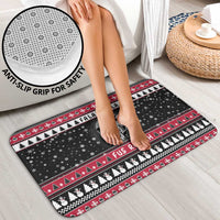 Fa La La La Snowman Tree Xmas Christmas Bathroom Set Xmas Holiday Patterns - Wonder Print Shop