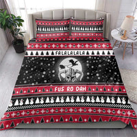 Fa La La La Snowman Tree Xmas Christmas Bedding Set Xmas Holiday Patterns - Wonder Print Shop