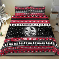 Fa La La La Snowman Tree Xmas Christmas Bedding Set Xmas Holiday Patterns - Wonder Print Shop