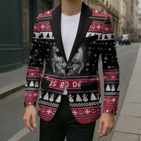 Fa La La La Snowman Tree Xmas Christmas Blazer Xmas Holiday Patterns - Wonder Print Shop