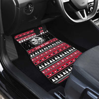 Fa La La La Snowman Tree Xmas Christmas Car Mats Xmas Holiday Patterns - Wonder Print Shop