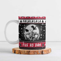 Fa La La La Snowman Tree Xmas Christmas Ceramic Mug Xmas Holiday Patterns - Wonder Print Shop