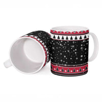 Fa La La La Snowman Tree Xmas Christmas Ceramic Mug Xmas Holiday Patterns - Wonder Print Shop