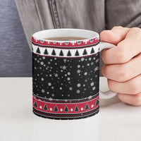 Fa La La La Snowman Tree Xmas Christmas Ceramic Mug Xmas Holiday Patterns - Wonder Print Shop