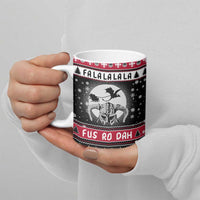 Fa La La La Snowman Tree Xmas Christmas Ceramic Mug Xmas Holiday Patterns - Wonder Print Shop