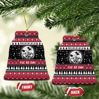 Fa La La La Snowman Tree Xmas Christmas Ceramic Ornament Xmas Holiday Patterns - Wonder Print Shop