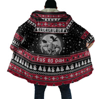 Fa La La La Snowman Tree Xmas Christmas Cloak Xmas Holiday Patterns - Wonder Print Shop