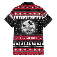 Fa La La La Snowman Tree Xmas Christmas Family Matching Puletasi and Hawaiian Shirt Xmas Holiday Patterns - Wonder Print Shop